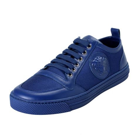 versace blue sneakers|Versace shoes for men sneaker.